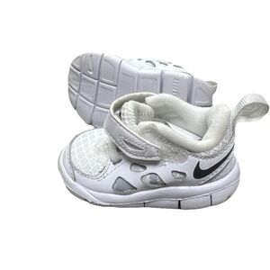 Nike Free Run 2 Infant Baby White Black Shoes 2c‎